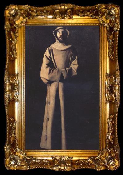 framed  Francisco de Zurbaran Saint Francis of Assisi (nn03), ta009-2